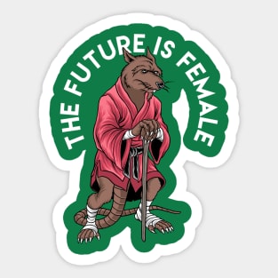 the future is female Sticker